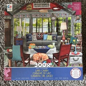 Ceaco Lake Cabin Puzzle - 300 Pieces